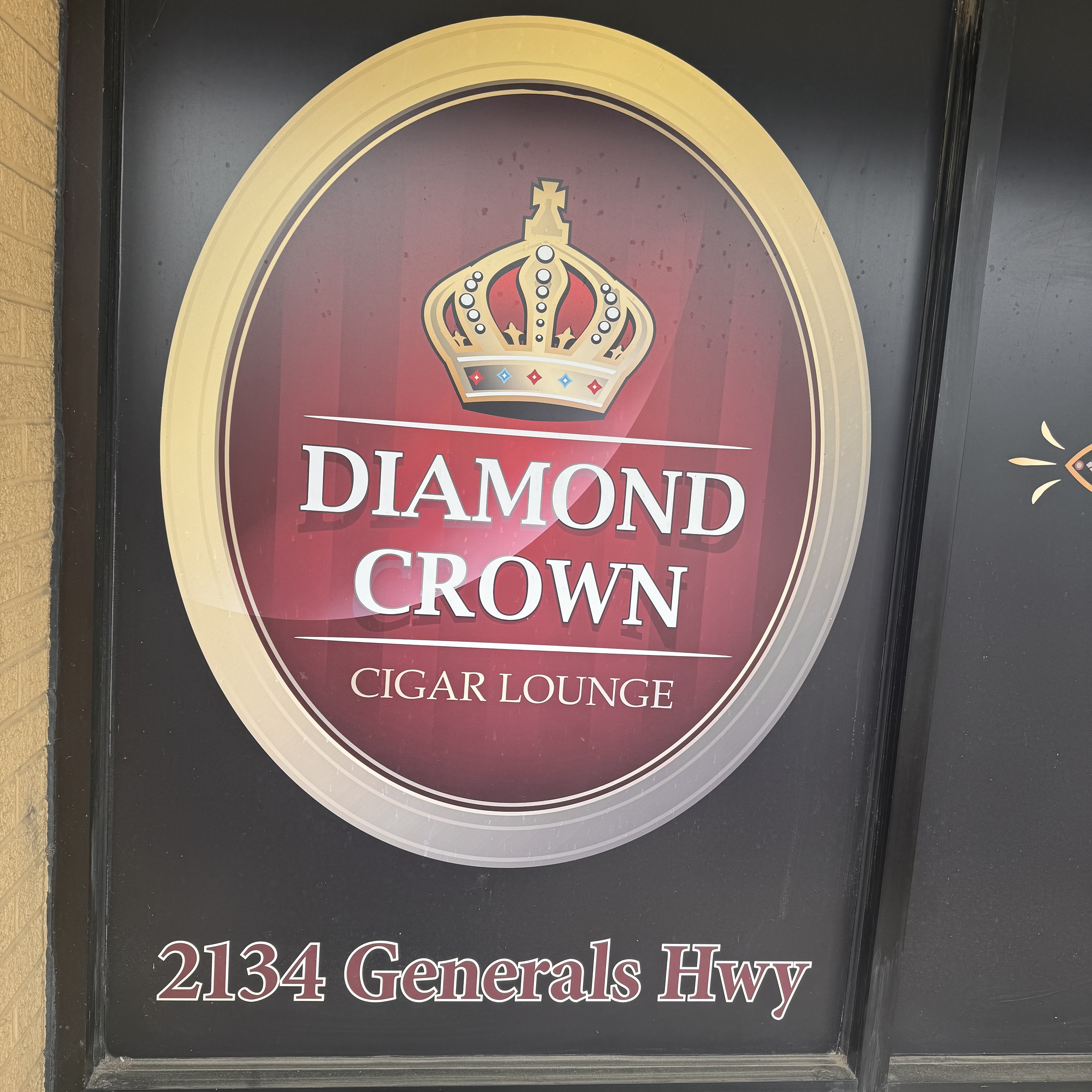 Diamond Crown lounge sign out front